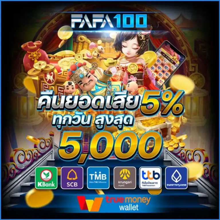 FAFA100 สล็อตมือถือ เล่นง่ายทุกที่ รองรับ iOS และ Android เต็มรูปแบบ